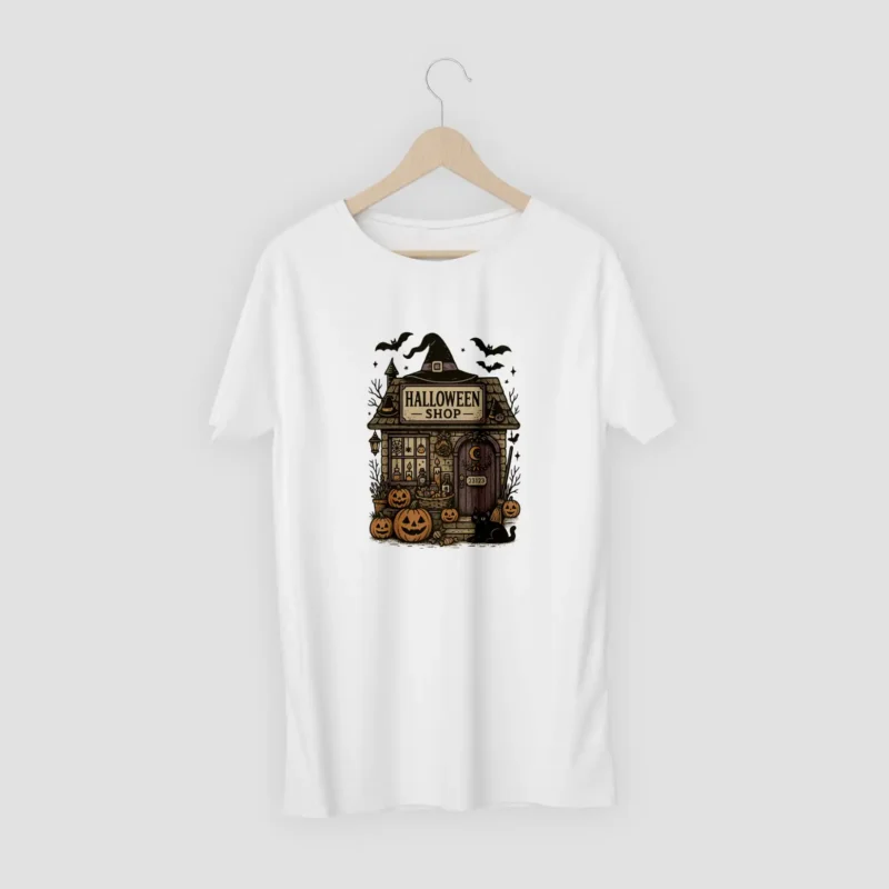 Halloween Shop Negozio Medievale con Gatto Nero