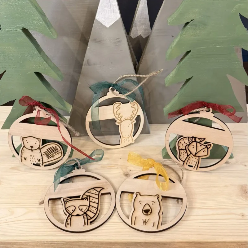 Balocchi Amici del Bosco – Animali del bosco in legno personalizzati