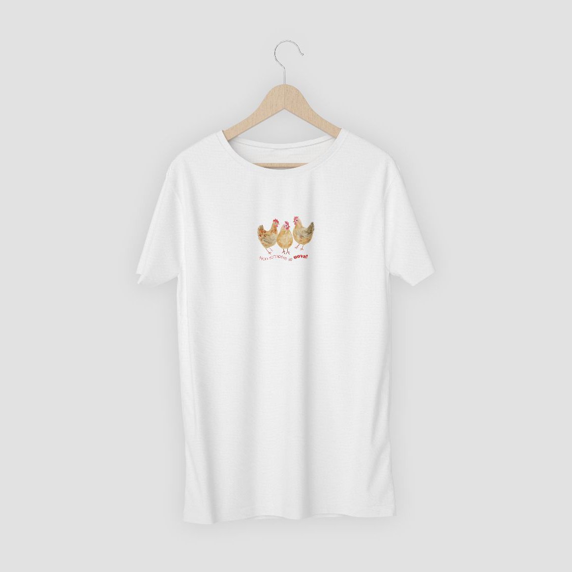 T-Shirt “Non Rompere le Uova” le Tre Galline