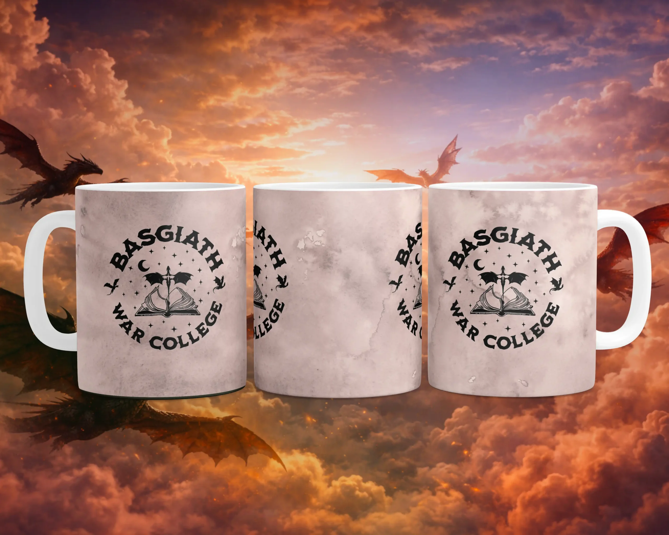 Basgiath War College – Mug Ispirata a Fourth Wing