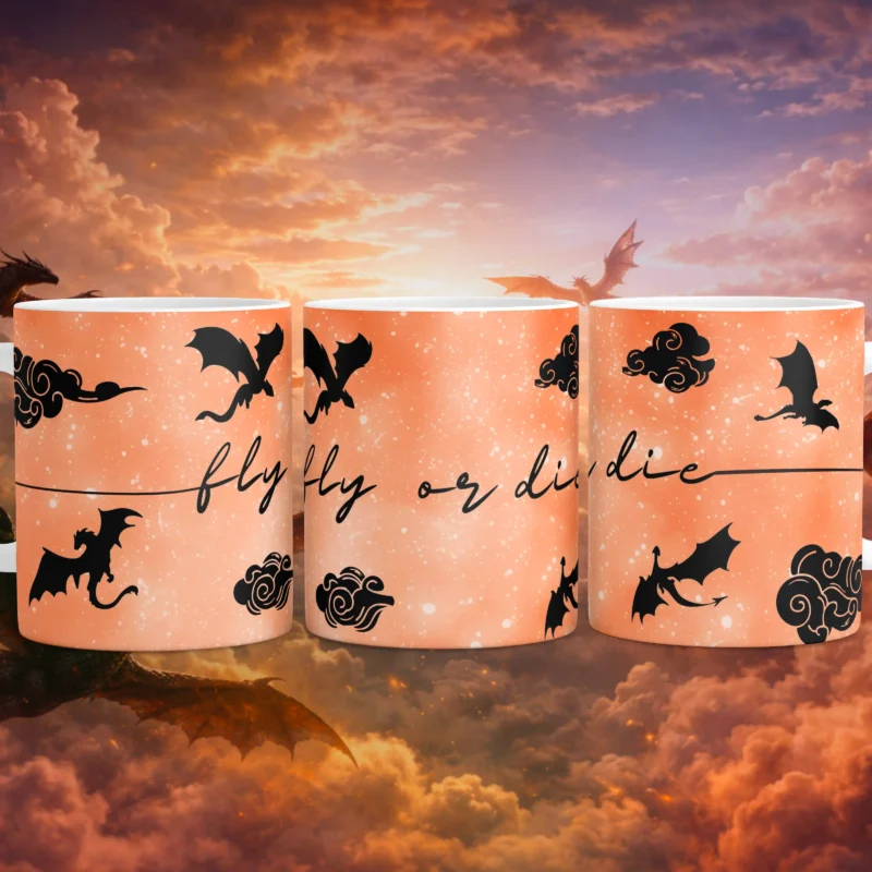 Fly or Die – Mug Ispirata a Fourth Wing