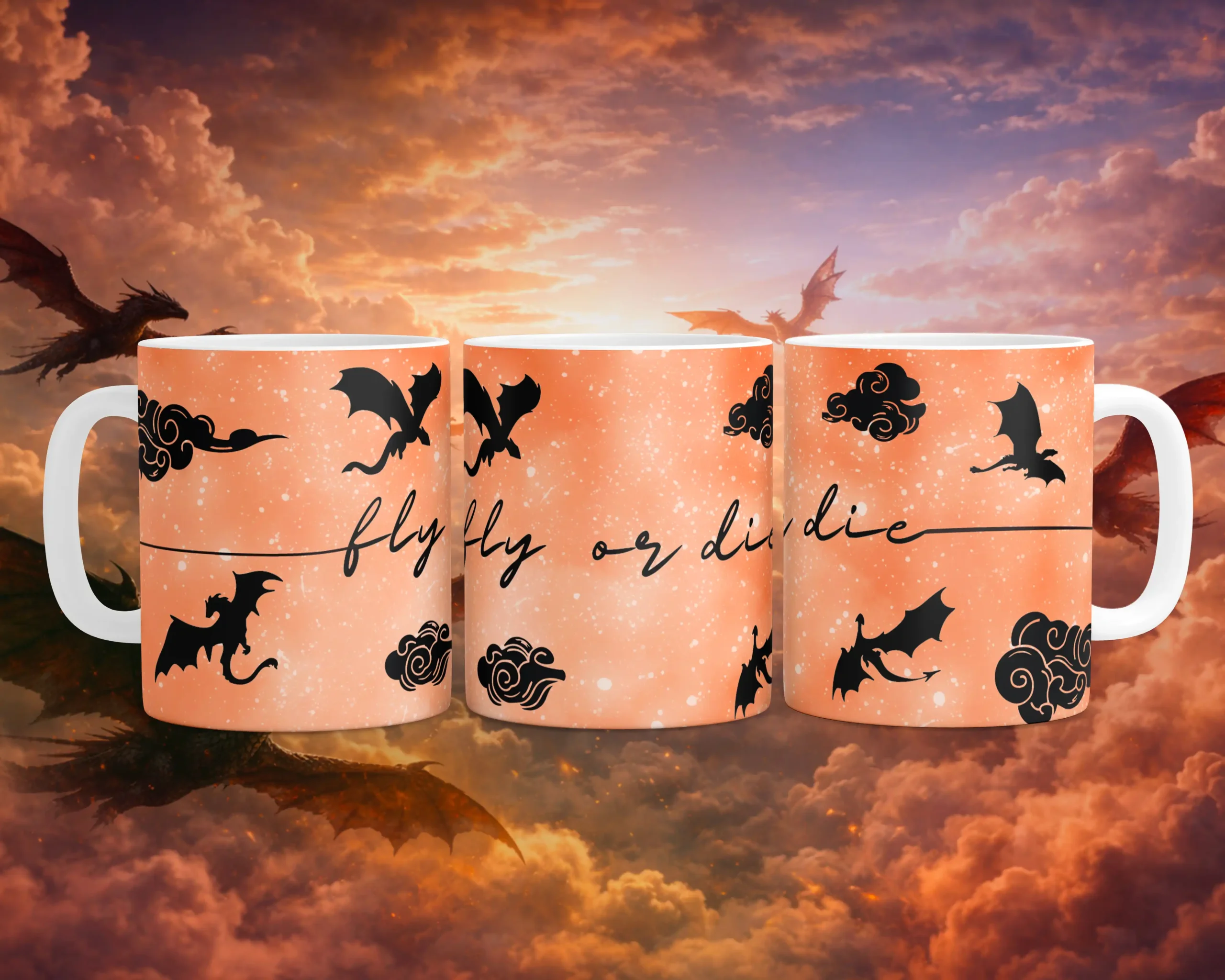 Fly or Die – Mug Ispirata a Fourth Wing
